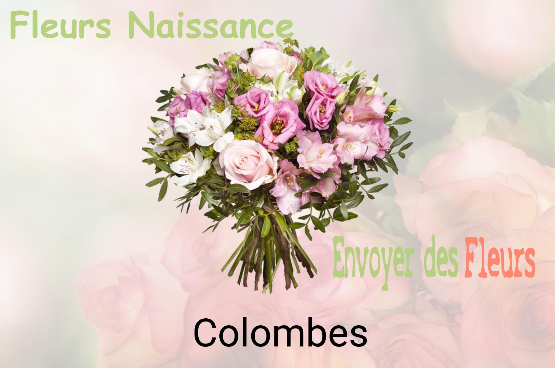 Bouquet de fleurs de naissance livré à Colombes
