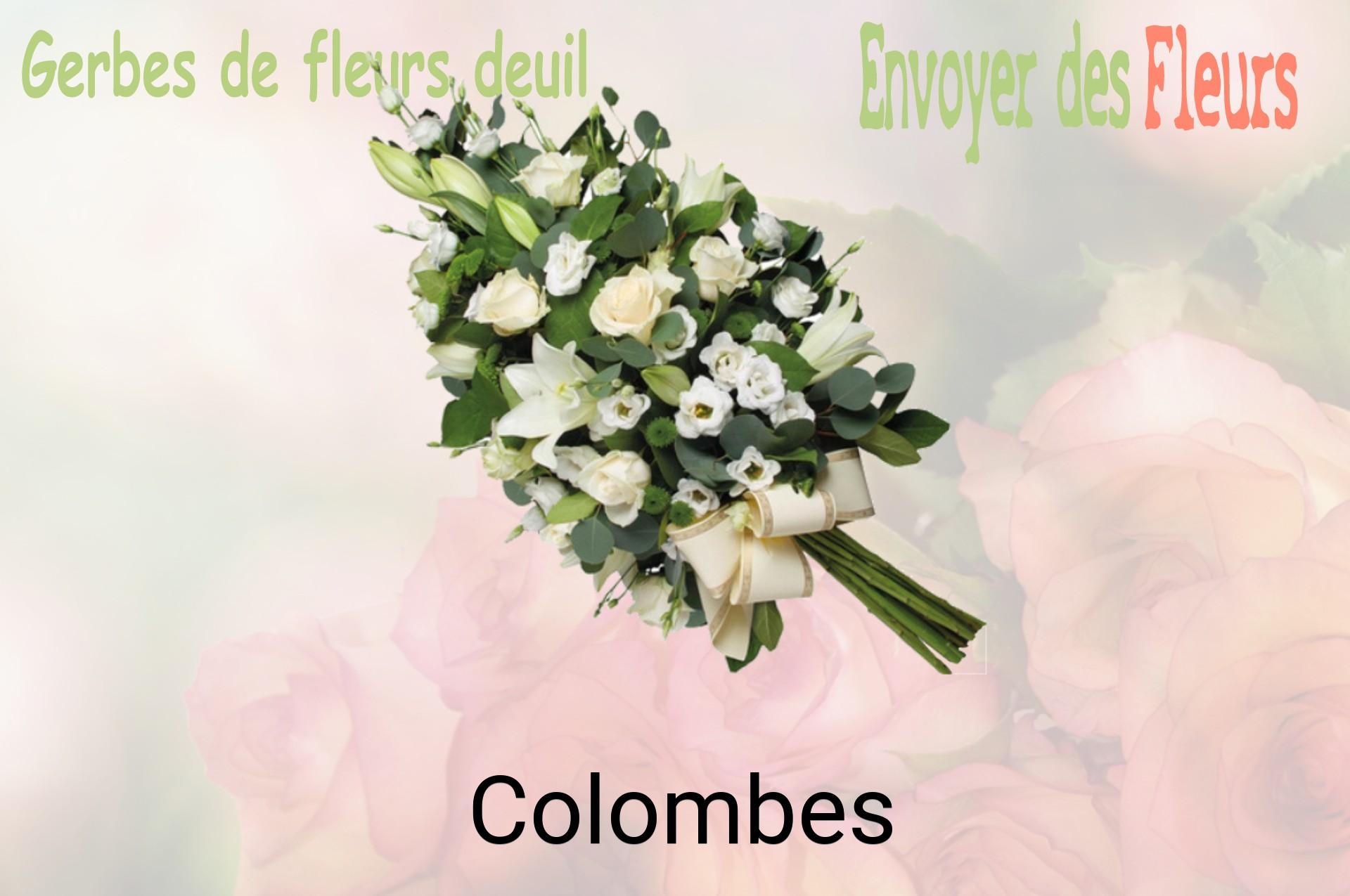 Gerbe de fleurs de deuil livrée à Colombes